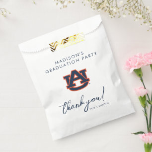 Sachets En Papier Diplômé de l'Université d'Auburn   Tigres d'Auburn