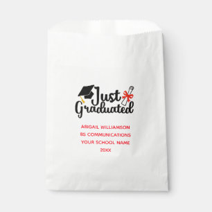Sachets En Papier Diplôme personnalisé de lycée ou de collège 