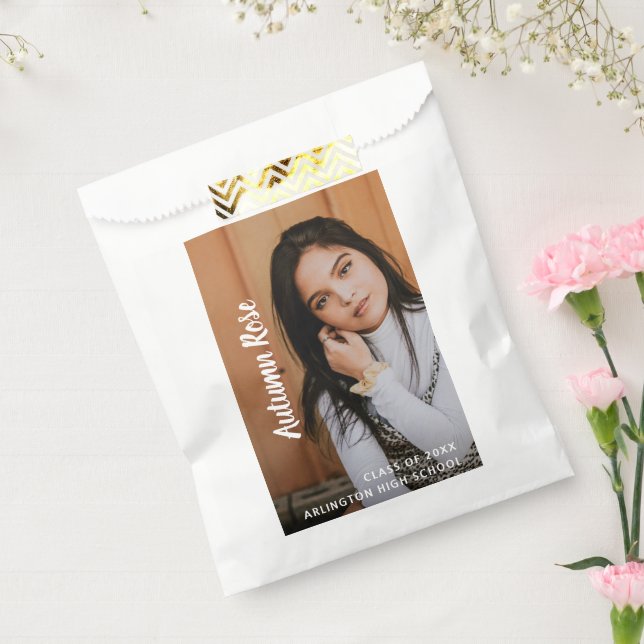 Sachets En Papier Diplôme photo de script simple et moderne (Scellé)