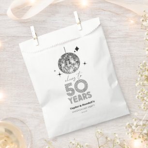 Sachets En Papier Disco Soirée Mariage de 50 ans