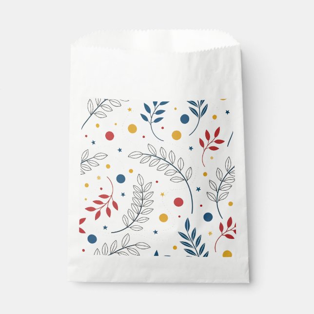 Sachets En Papier Diseño floral (Devant)