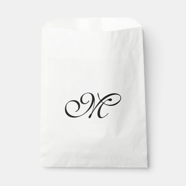 Sachets En Papier do-it-yourself - Customisez votre monogramme, imag (Devant)