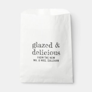 Sachets En Papier Donut Mariage glacé et délicieux