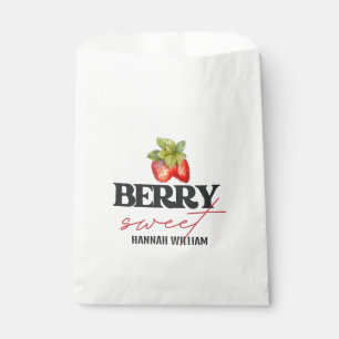 Sachets En Papier Douce fraise Baby Shower