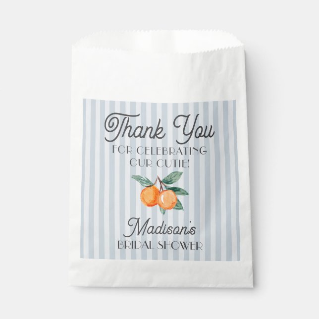 Sachets En Papier Douceur Principale Mignonne Coupe Citron Mariage (Devant)