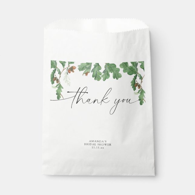 Sachets En Papier Douche nuptiale de l'arbre à maïs (Devant)