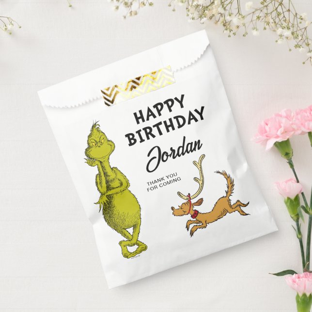 Sachets En Papier Dr Seuss | Grinch Winter Birday (Scellé)