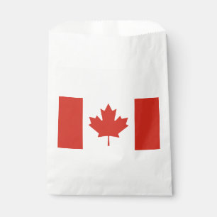 Sachets En Papier Drapeau canadien patriotique