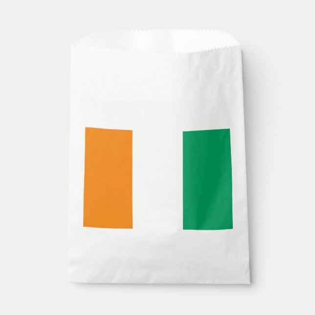 Sachets En Papier Drapeau de Côte d'Ivoire (Devant)