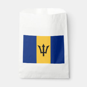 Sachets En Papier Drapeau de la Barbade patriotique