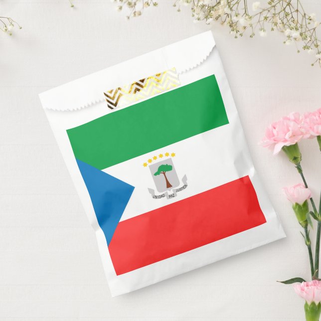 Sachets En Papier Drapeau de la Guinée équatoriale (Scellé)