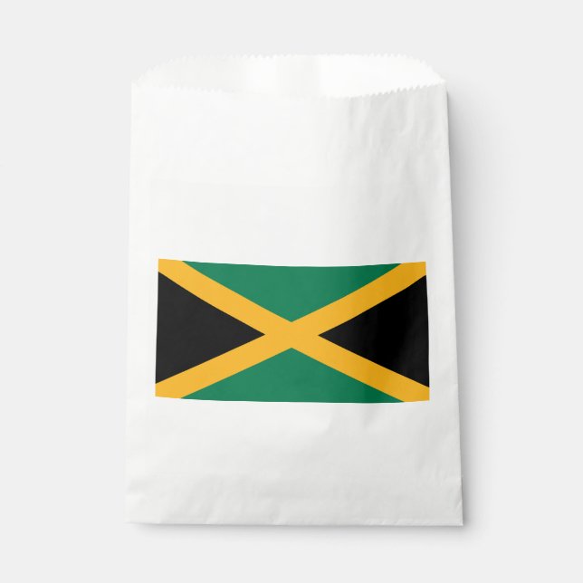 Sachets En Papier Drapeau de la Jamaïque (Devant)