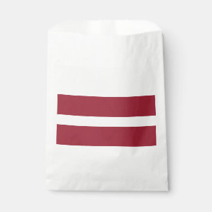 Sachets En Papier Drapeau de la Lettonie