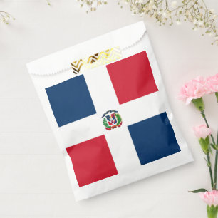 Sachets En Papier drapeau de la République dominicaine