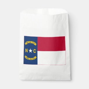 Sachets En Papier Drapeau de l'État de Caroline du Nord
