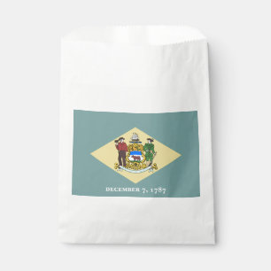 Sachets En Papier Drapeau de l'État du Delaware