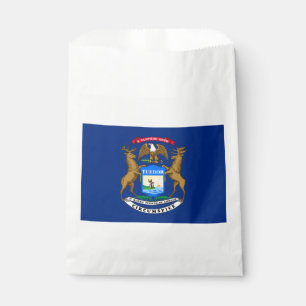Sachets En Papier Drapeau de l'État du Michigan
