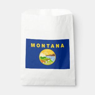Sachets En Papier Drapeau de l'État du Montana