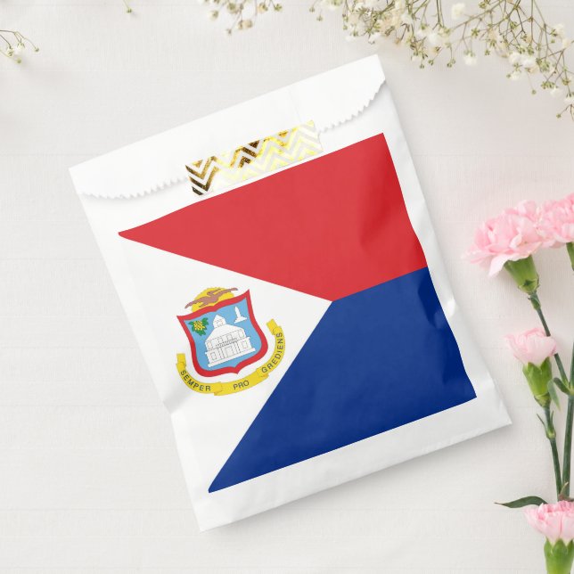 Sachets En Papier Drapeau de Saint-Martin (Scellé)