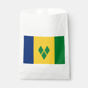 Sachets En Papier Drapeau de Saint-Vincent