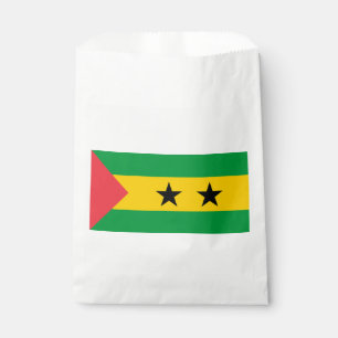 Sachets En Papier Drapeau de Sao Tomé-et-Principe