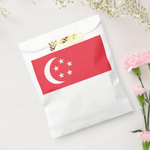Sachets En Papier Drapeau de Singapour