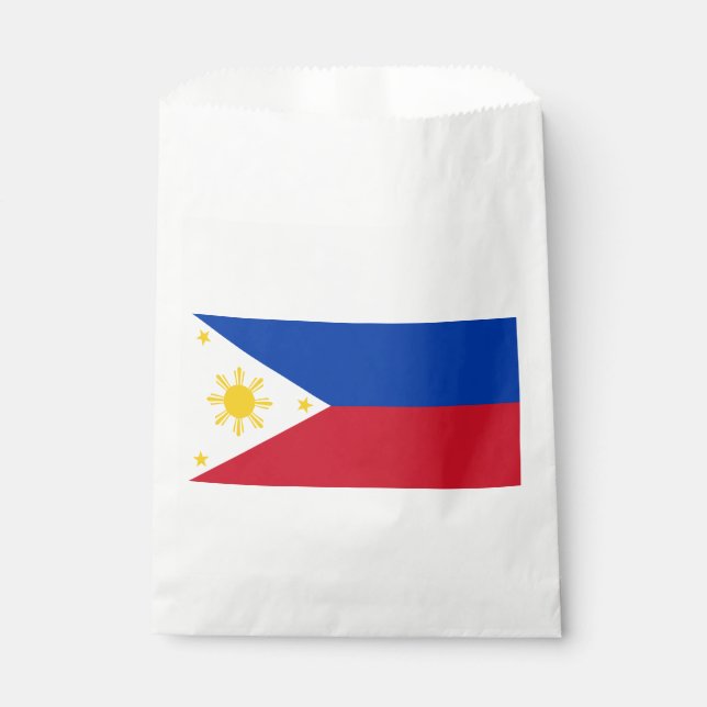 Sachets En Papier Drapeau des Philippines (Devant)