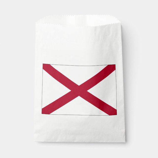 Sachets En Papier Drapeau d'État de l'Alabama (Devant)