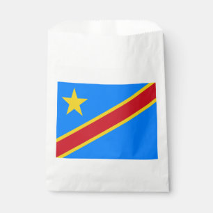 Sachets En Papier Drapeau du Congo Kinshasa