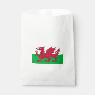 Sachets En Papier Drapeau gallois (Pays de Galles) (Dragon gallois)