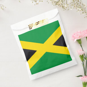 Sachets En Papier Drapeau jamaïcain