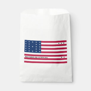 Sachets En Papier Drapeau patriotique de l'atoll de Bikini