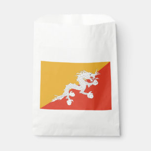 Sachets En Papier Drapeau patriotique du Bhoutan