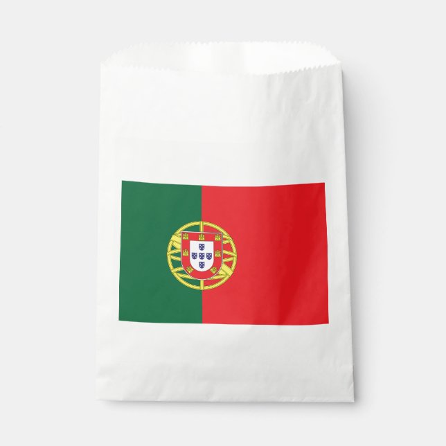 Sachets En Papier Drapeau Portugal (Devant)