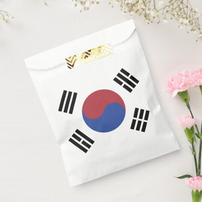Sachets En Papier drapeau sud-coréen (Scellé)