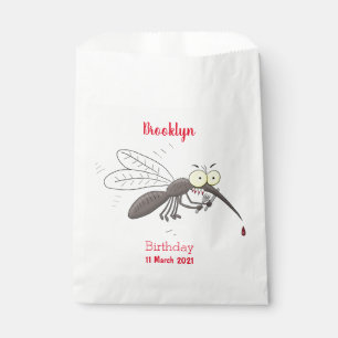 Sachets En Papier Drôle dessin d'insecte moustique