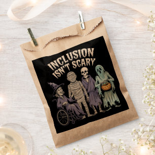 Sachets En Papier Drôle Inclusion n'est pas effrayant Professeur Hal