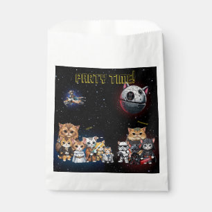 Sachets En Papier Drôle Science Fiction Kitty Chat Invitation person