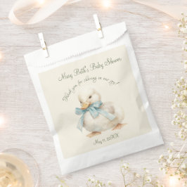 Sachets En Papier Duckling with Ribbon Baby Shower