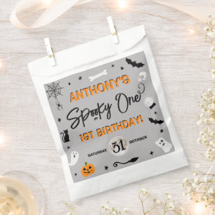 Sachets En Papier ÉFFRAYANT ! Fête du 1er anniversaire d'Halloween