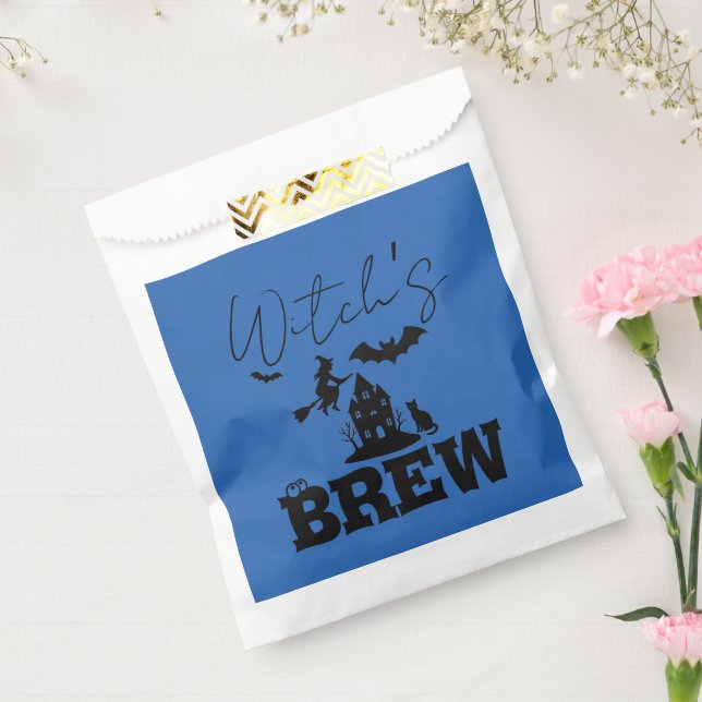 Sachets En Papier Éffrayant Hauné Maison & Sorcière Silhouette | (Scellé)