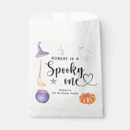 Sachets En Papier Éffrayant Un Halloween Premier anniversaire