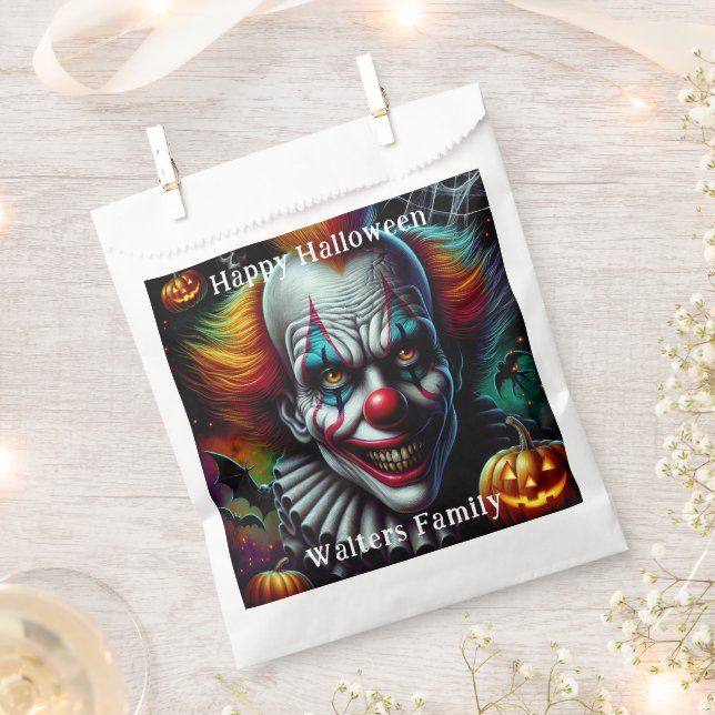 Sachets En Papier Éffrayante Fête d'Halloween Clown effrayant Person (Coupé)