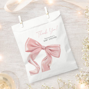Sachets En Papier Élégant Baby shower de cabot rose