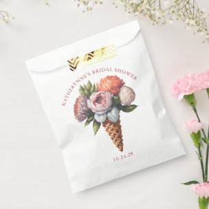 Sachets En Papier Élégant Boho Glace Mariage Shower