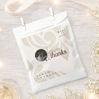 Sachets En Papier Elegant Classic Chic Damask Photo Wedding