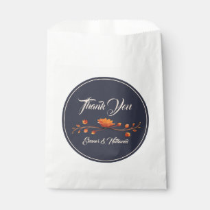 Sachets En Papier Élégant gothique 3D Merci floral Mariage