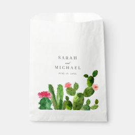 Sachets En Papier Elégant jardin de Cactus | MARIAGE