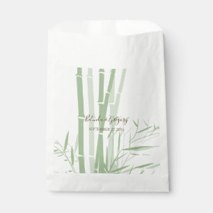 Sachets En Papier Élégant Mariage oriental en bambou