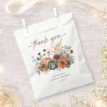 Élégant Shower de Mariage d'Automne